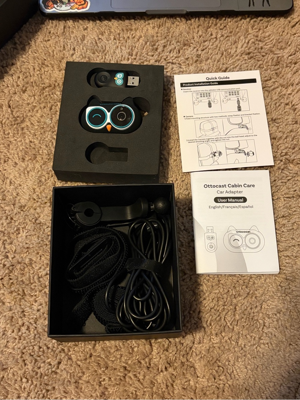 Ottocast Cabin Care Car Adapter - Black/Teal